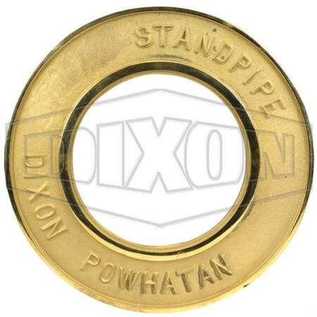 Dixon The Right Connection 24-209 Round Identification Plate, 6 x 11-1/4 in Nominal, Pipe x OD End Style, REP600SP-P